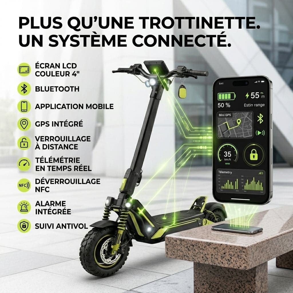 VORTEX Z10 2x2 connectée via une application. - détail 7